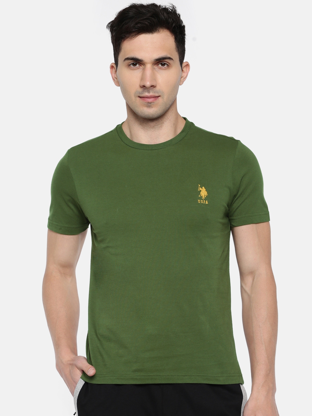 us polo solid t shirts