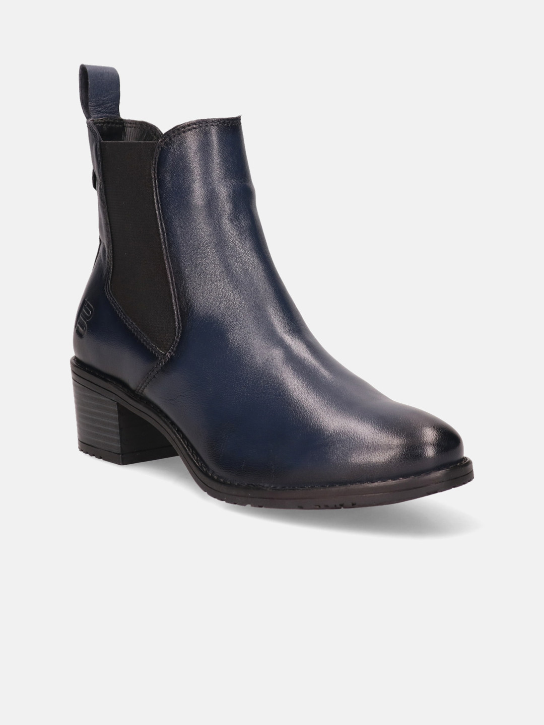 BAGATT Ruby Women Round Toe Block-Heeled Chelsea Boots