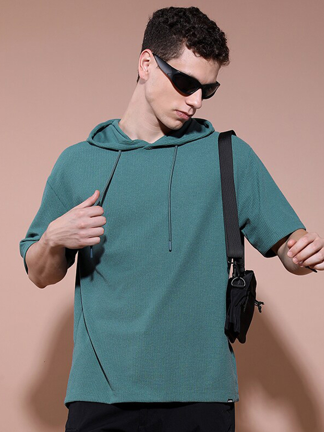 HIGHLANDER Dropshoulder Oversized Popcorn Structure T-Shirt