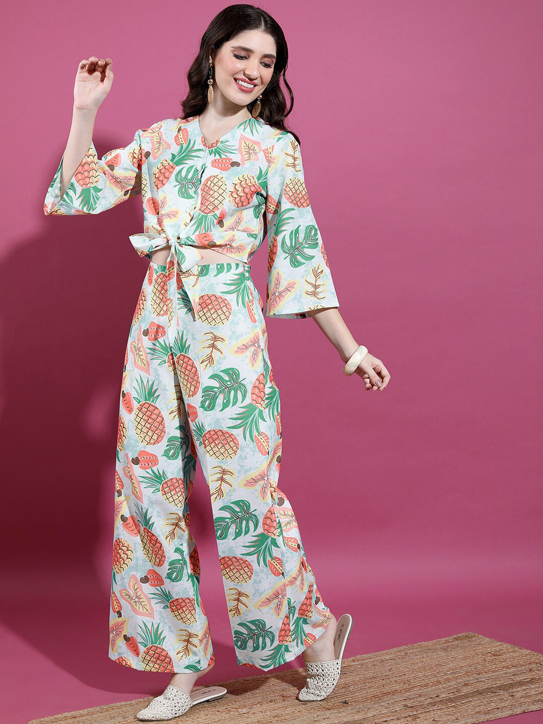 Vishudh Top With Pant Co-Ords