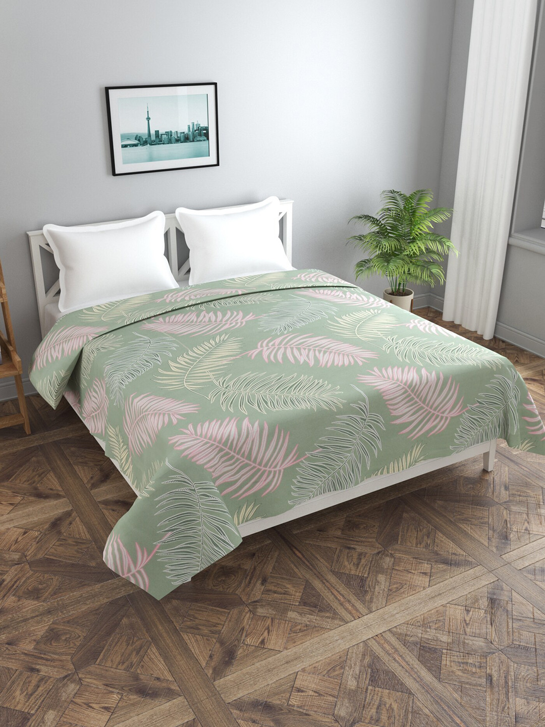 MORADO Maple Leaf Printed Duvet Cover