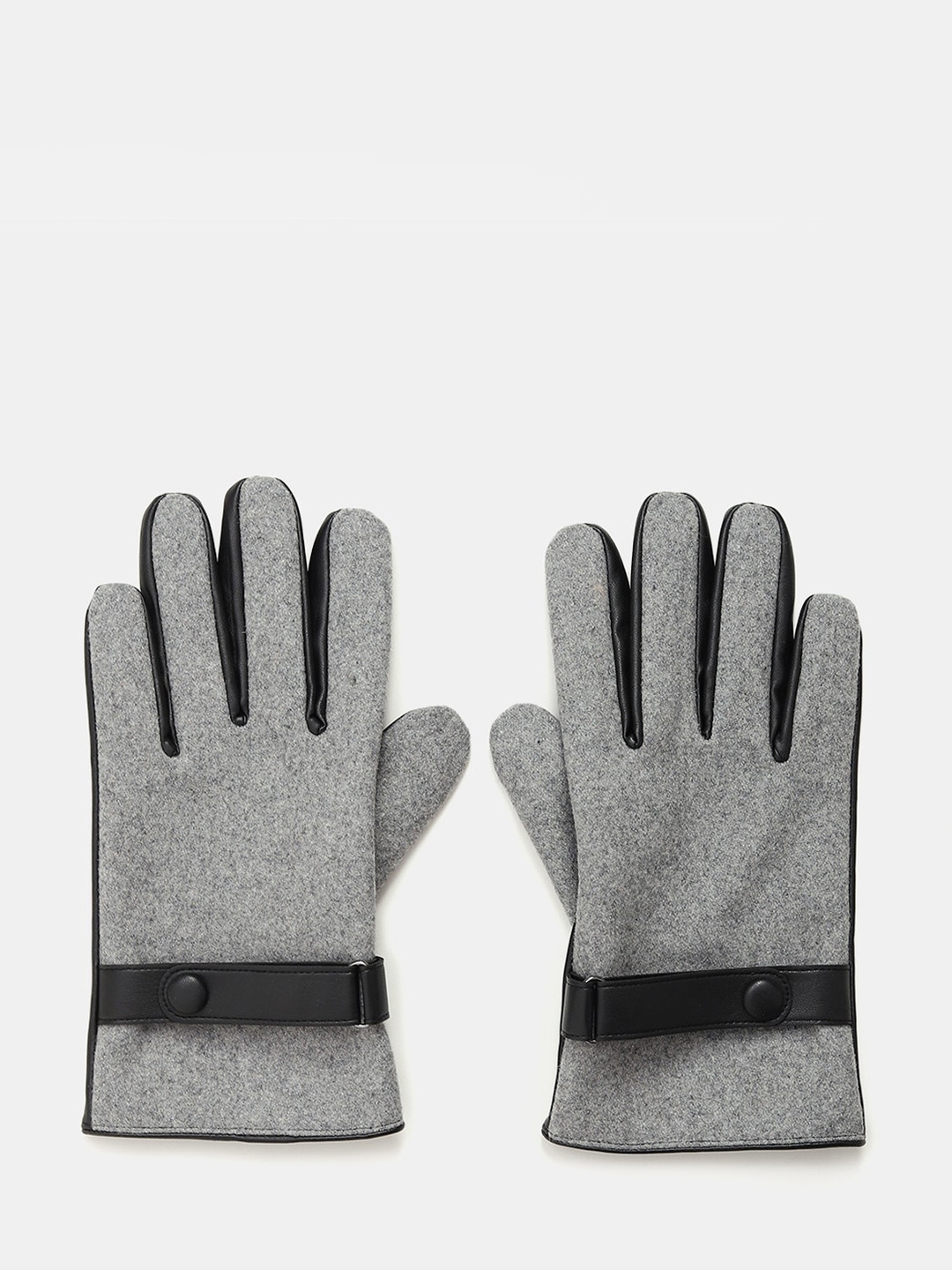 Jack & Jones Mens Buttoned Hand Gloves