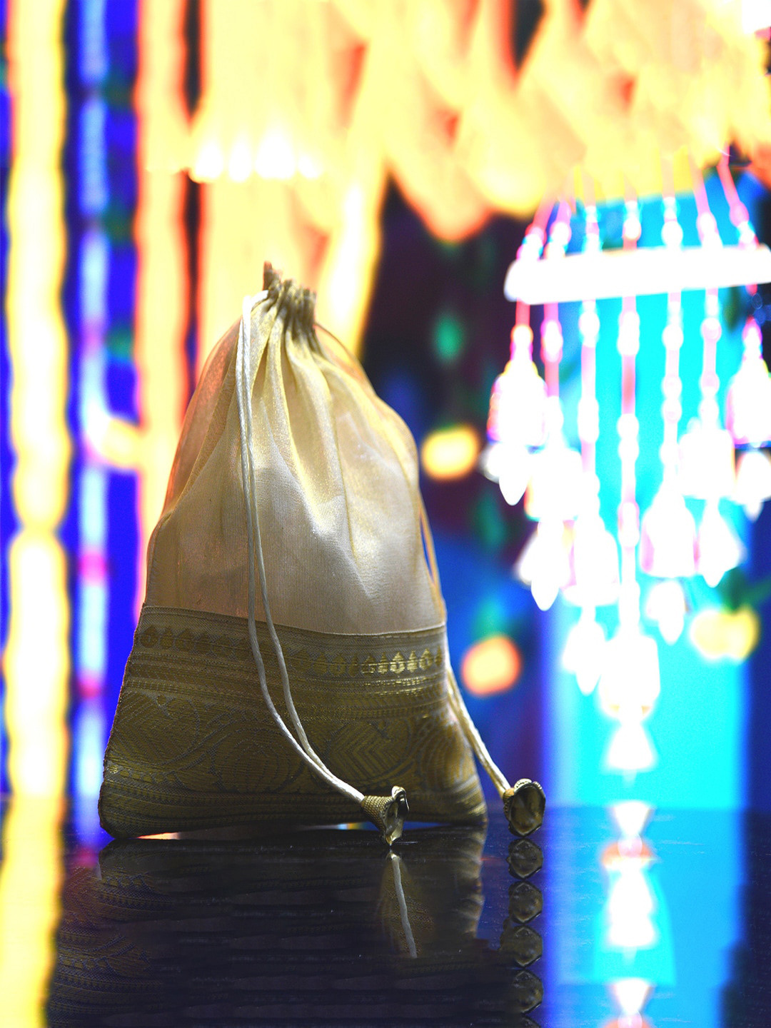 Kuber Industries 8-Pcs Peach-Colored Handbag Organisers