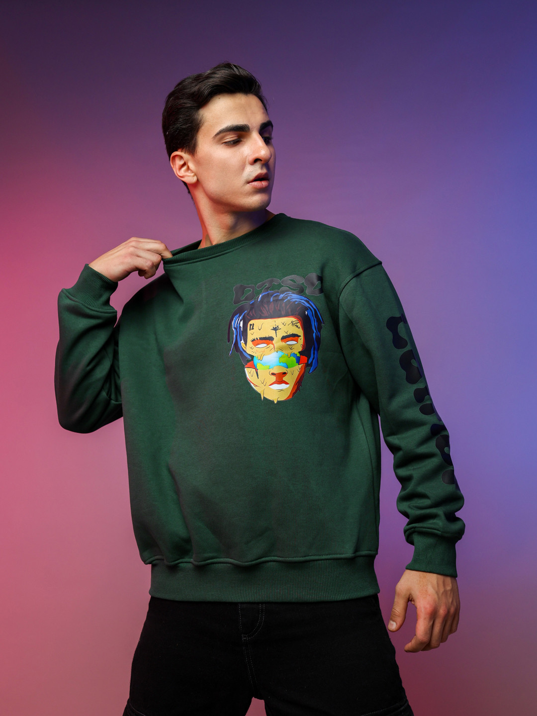 UNRL Graphic Printed Sweatshirt