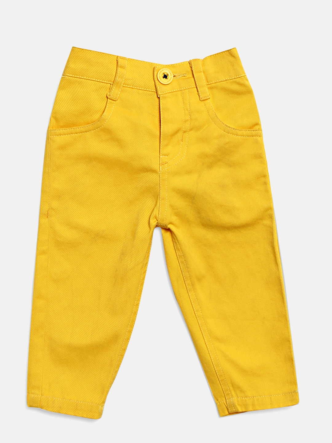 Buy KIDSVILLE Yellow Printed Cotton Boys Pants  Shoppers Stop