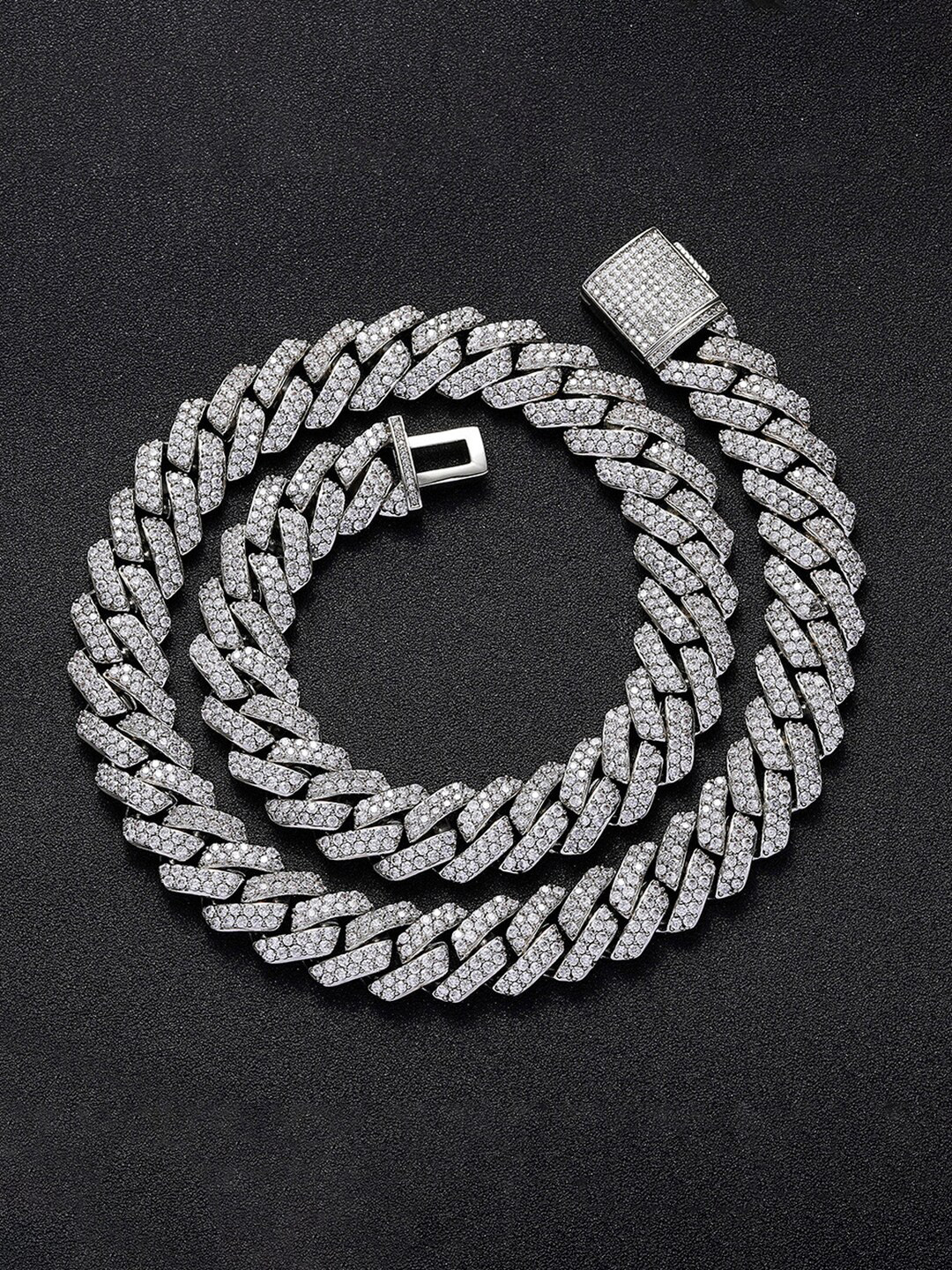 Designs & You Men Silver-Plated Necklace