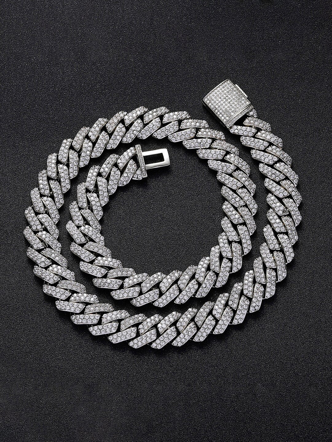 Jewels Galaxy Silver-Plated Chain