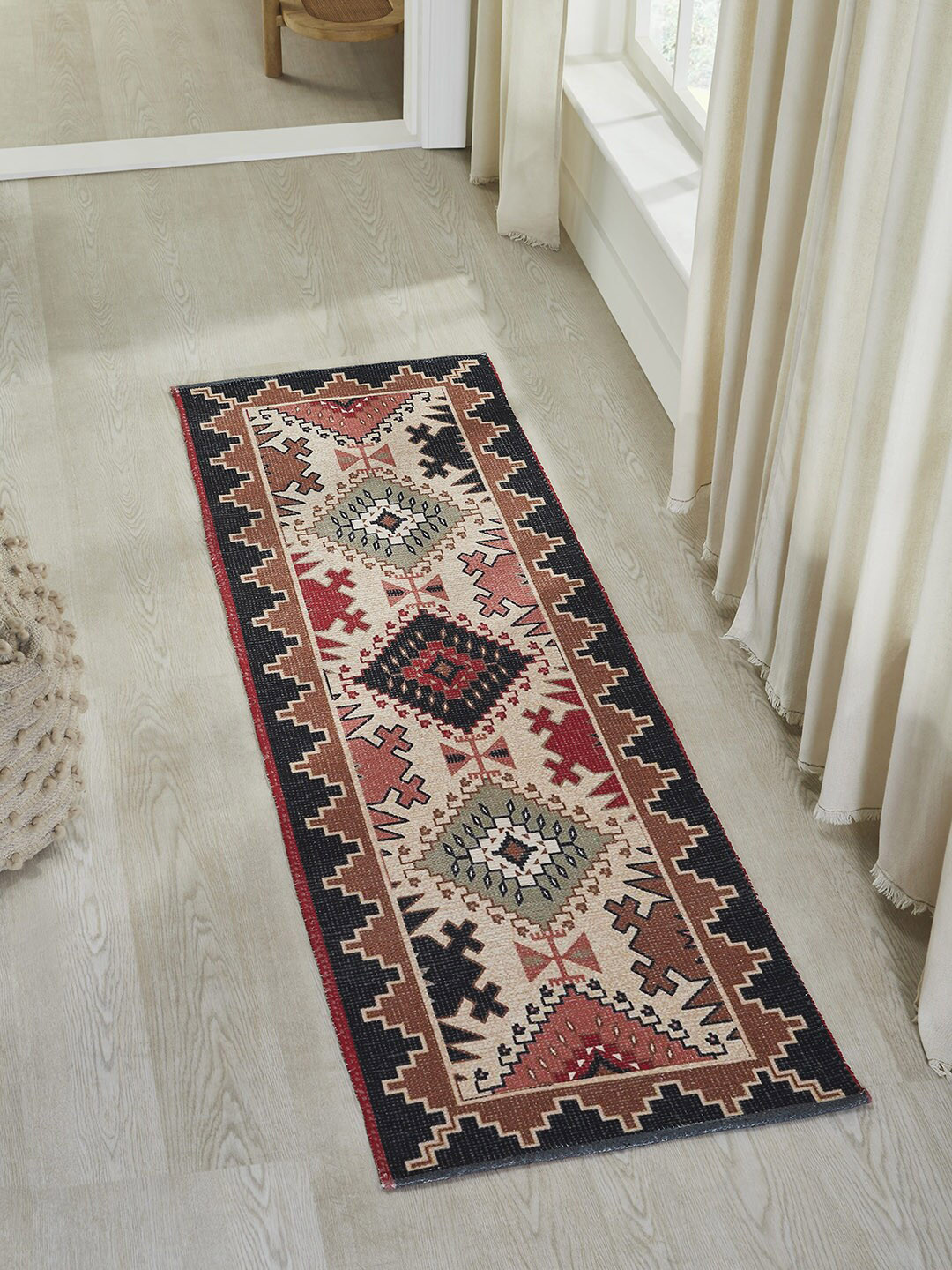Mona B Printed Vintage Floor Runner