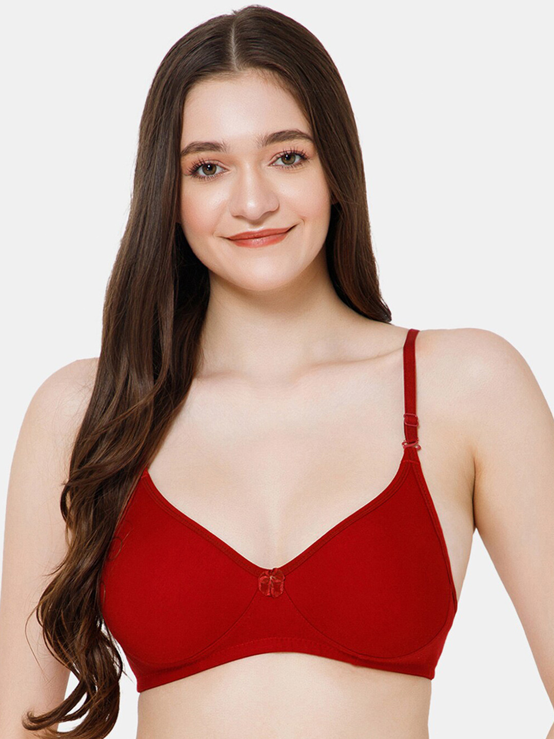 Lady Lyka Full Coverage Non Padded Multiway Strap Cotton T-Shirt Bra With All Day Comfort