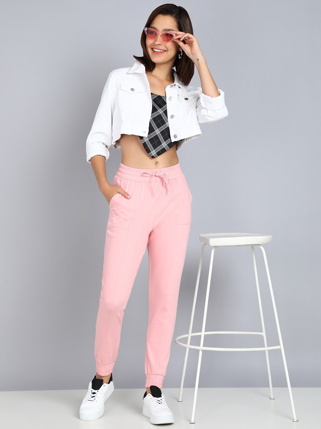 Mast & Harbour Women Relaxed-Fit Joggers