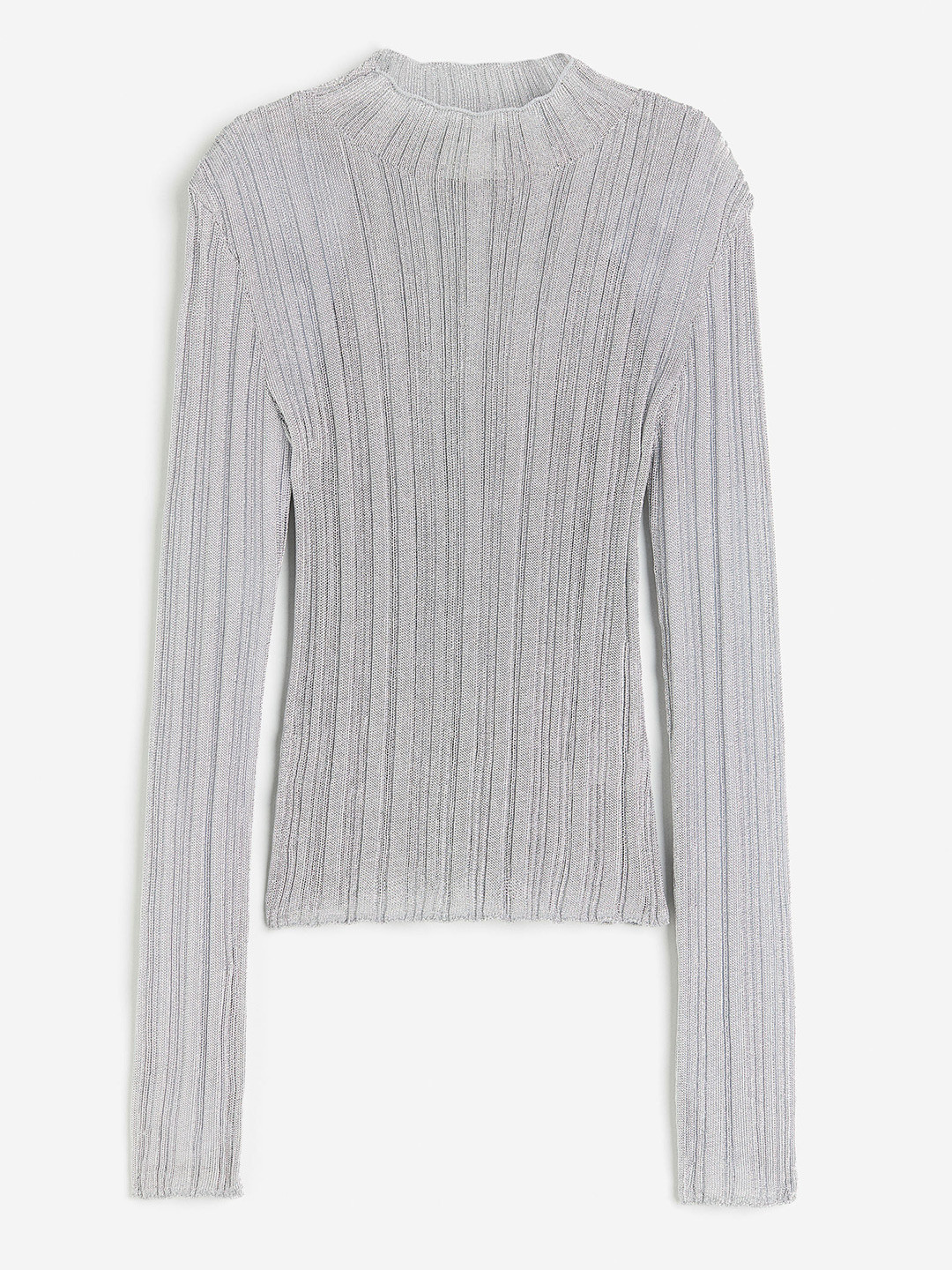 H&M Shimmering Rib-Knit Jumper