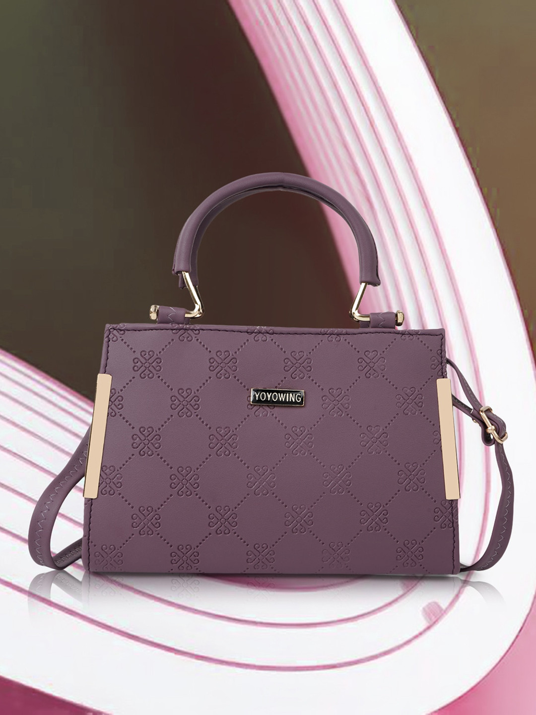 YOYOWING Textured Structured Handheld Bag