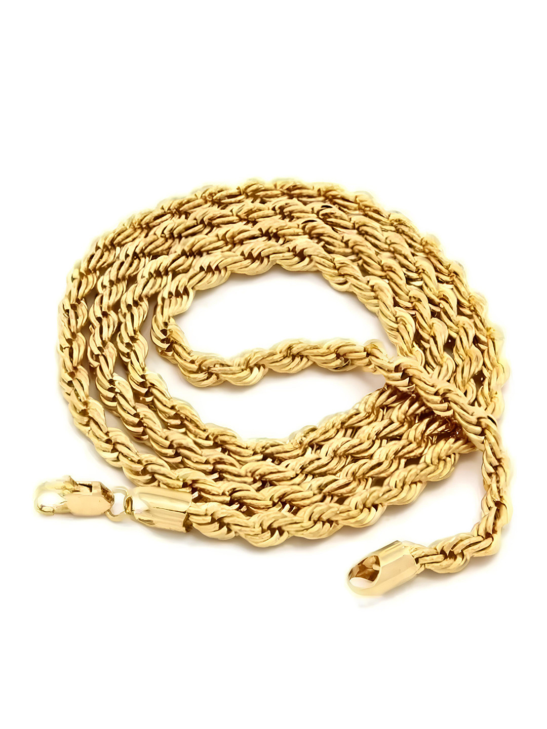 KARISHMA KREATIONS Unisex Gold-Plated Rope Chain
