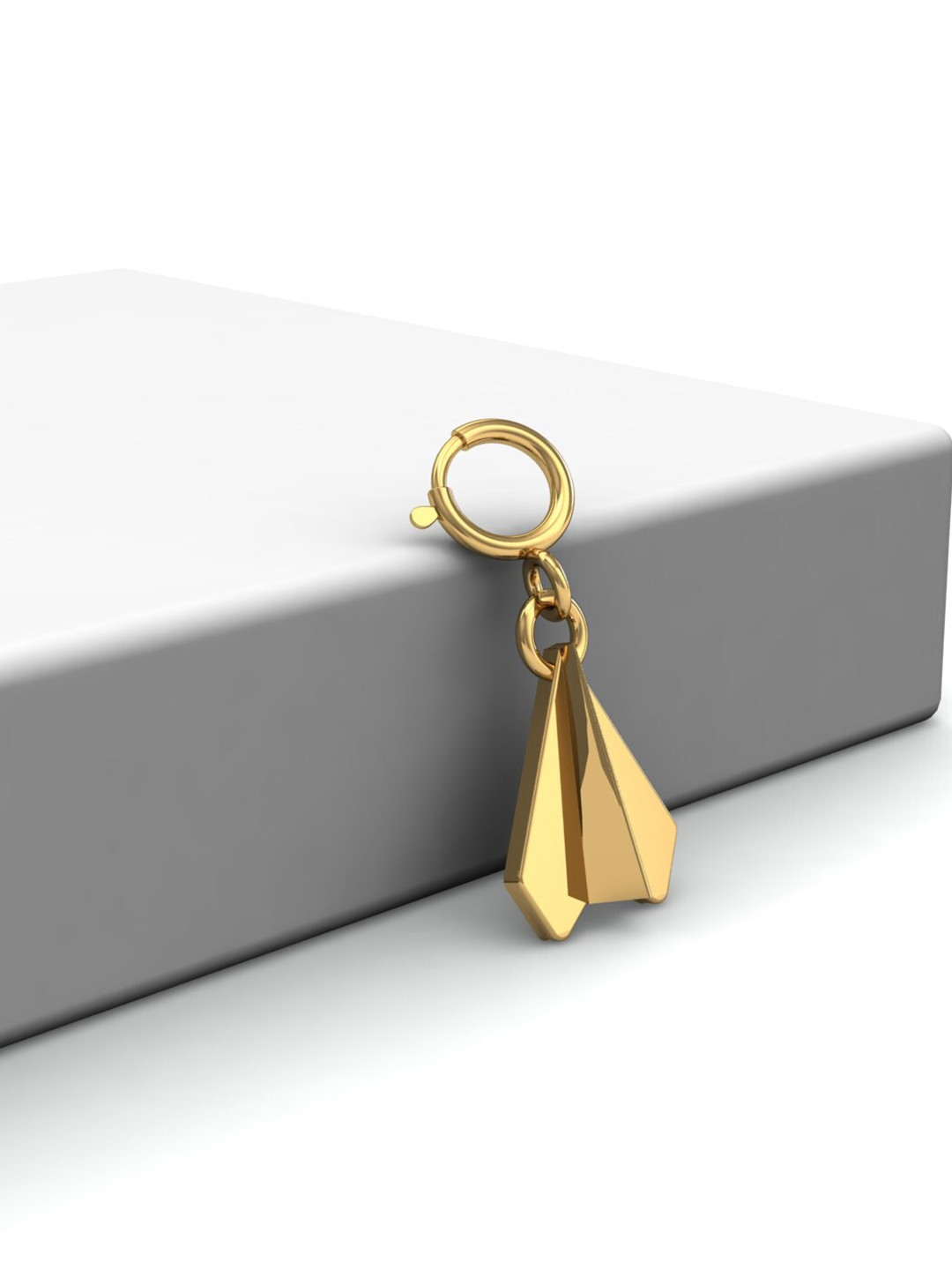 KUBERBOX 18KT Gold Wanderlust Charm Pendant - 0.49gm