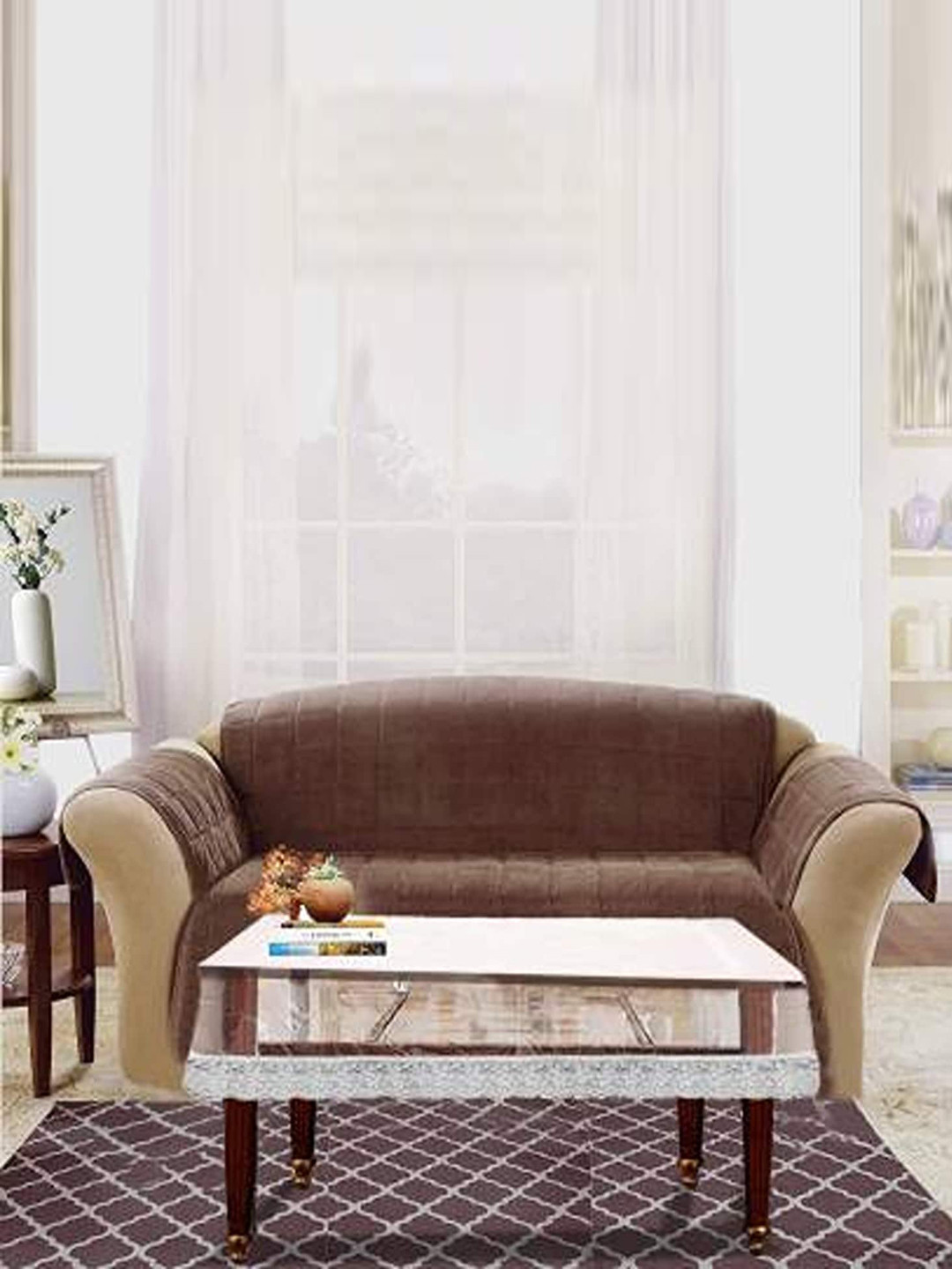 Dakshya Industries Transparent Rectangle Table Cover