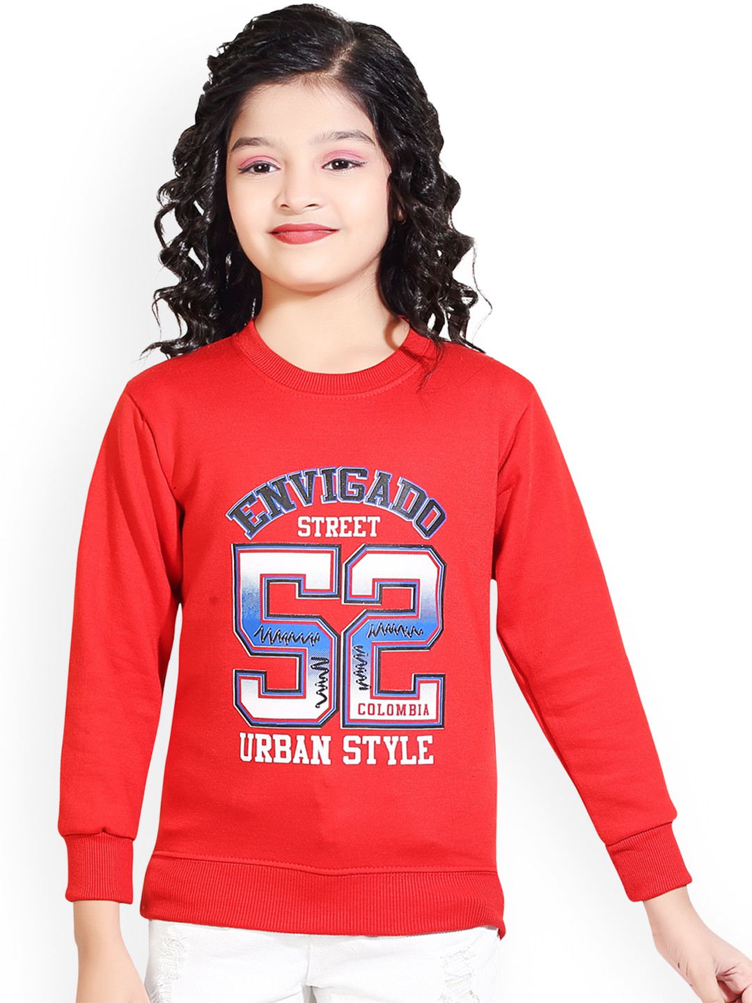 BAESD Boys Typography Printed Round Neck Long Sleeve Sweatshirts