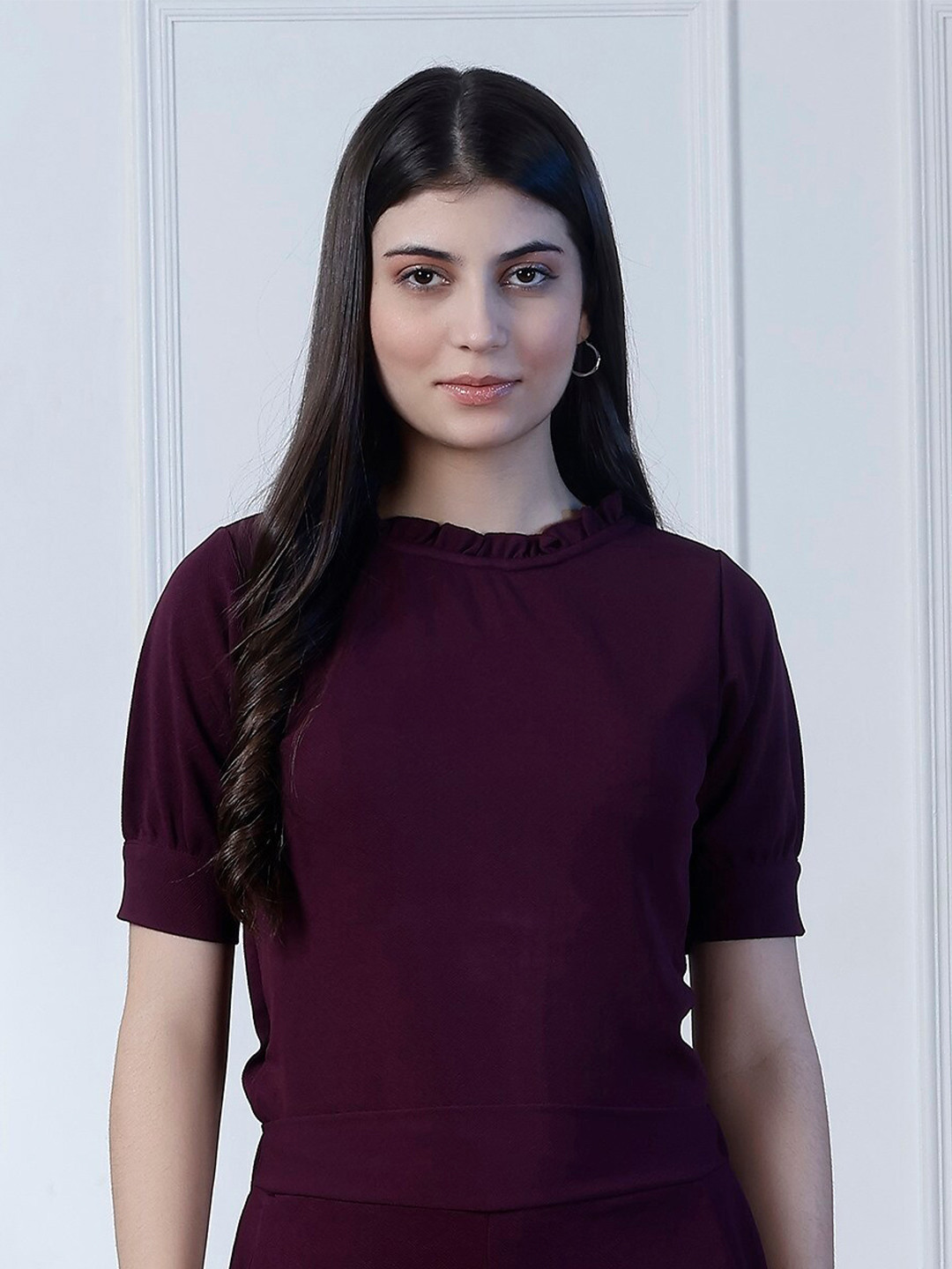 NEUDIS Burgundy Top