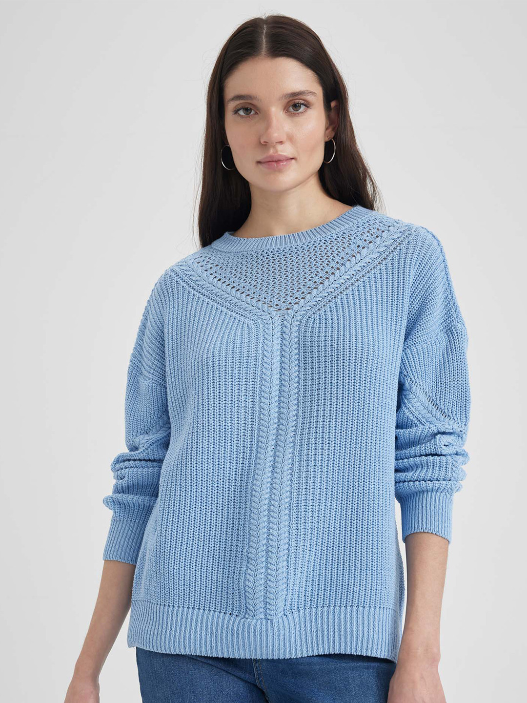 DeFacto Ribbed Pullover