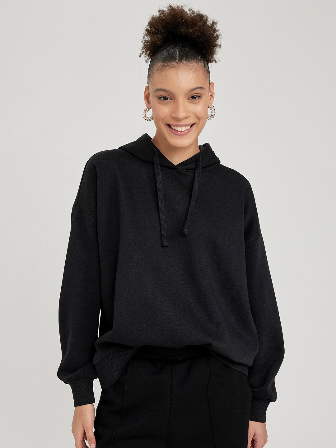 DeFacto Hooded Pullover Sweatshirt