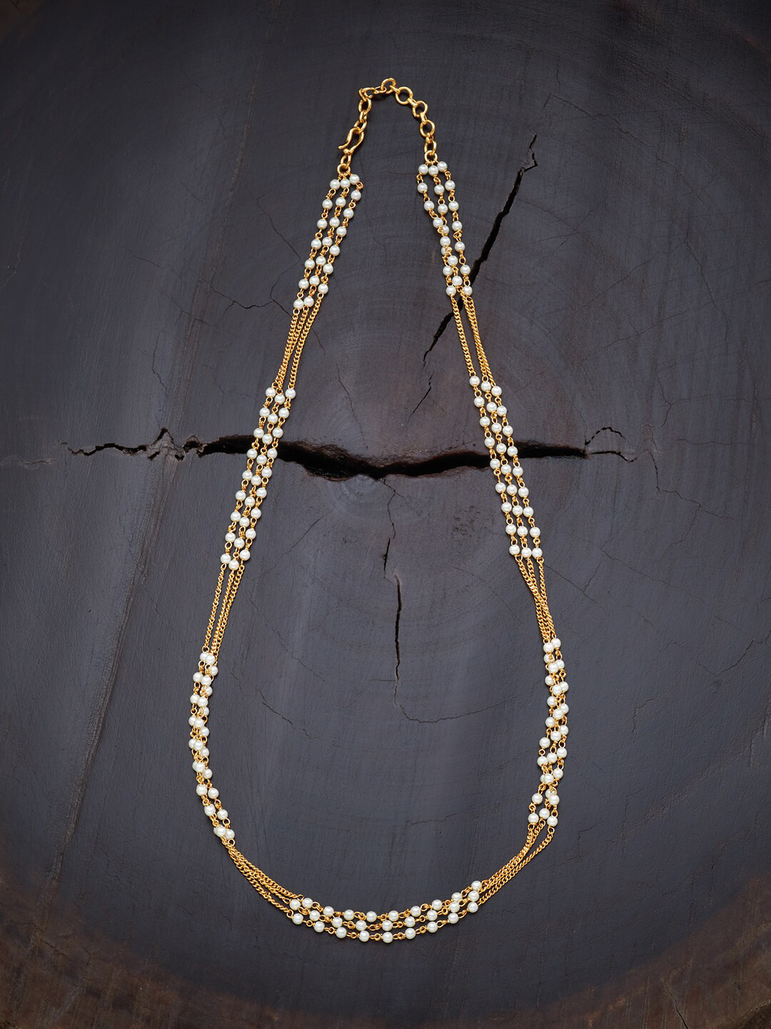 Kushal's Fashion Jewellery Gold-Plated Antique Necklace