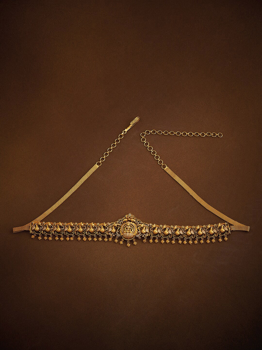 Buy Kushal s Fashion Jewellery Gold Plated Stone Studded