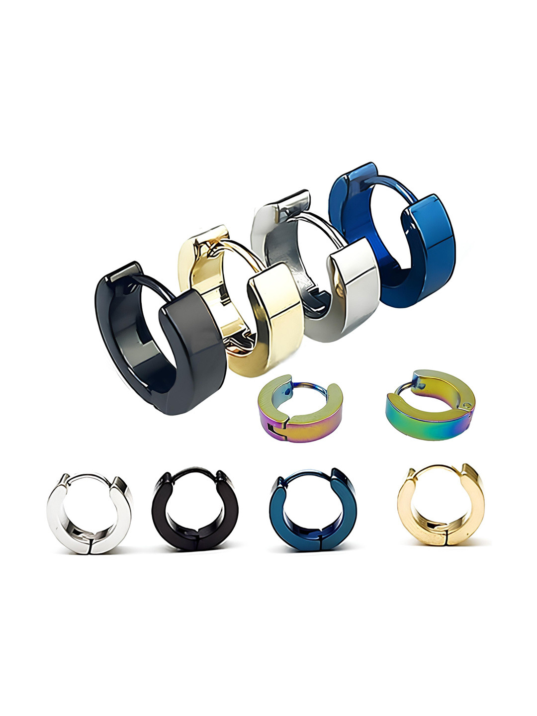 KARISHMA KREATIONS Set Of 4 Hoop Earrings