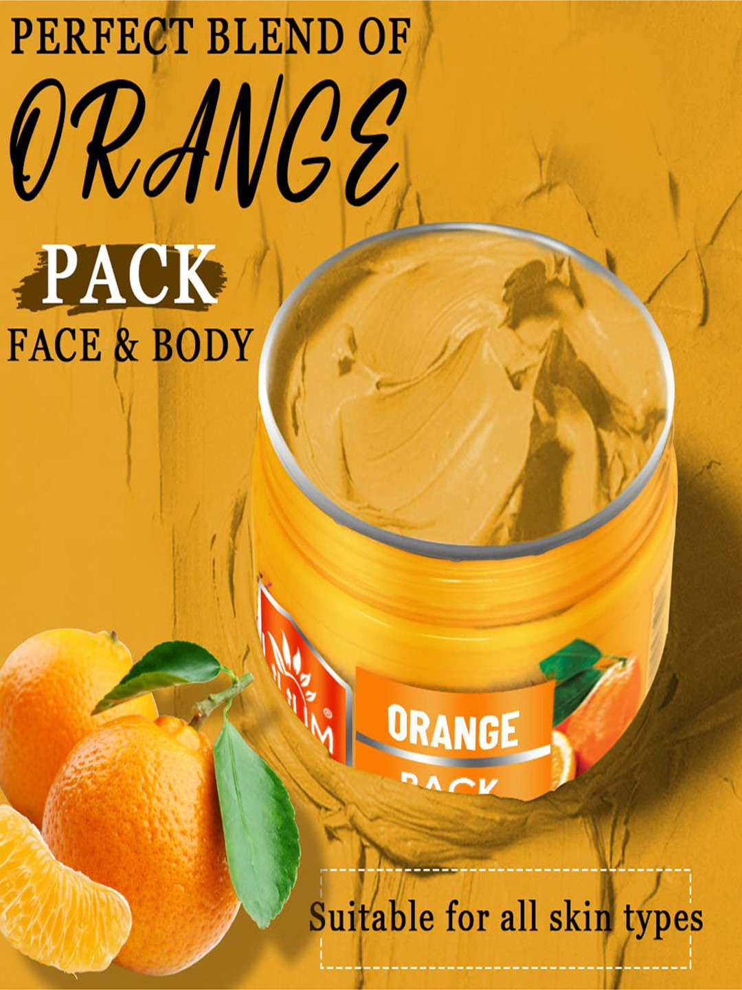 Lilium Orange Set Of 2 Face Pack 250g