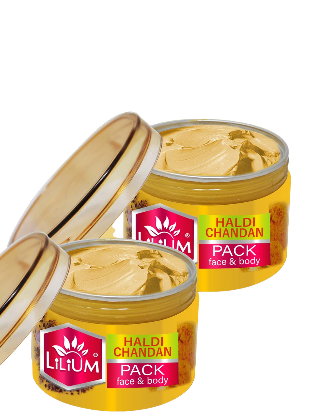 Lilium Haldi Chandan 2-Pcs Face Pack 250g Each