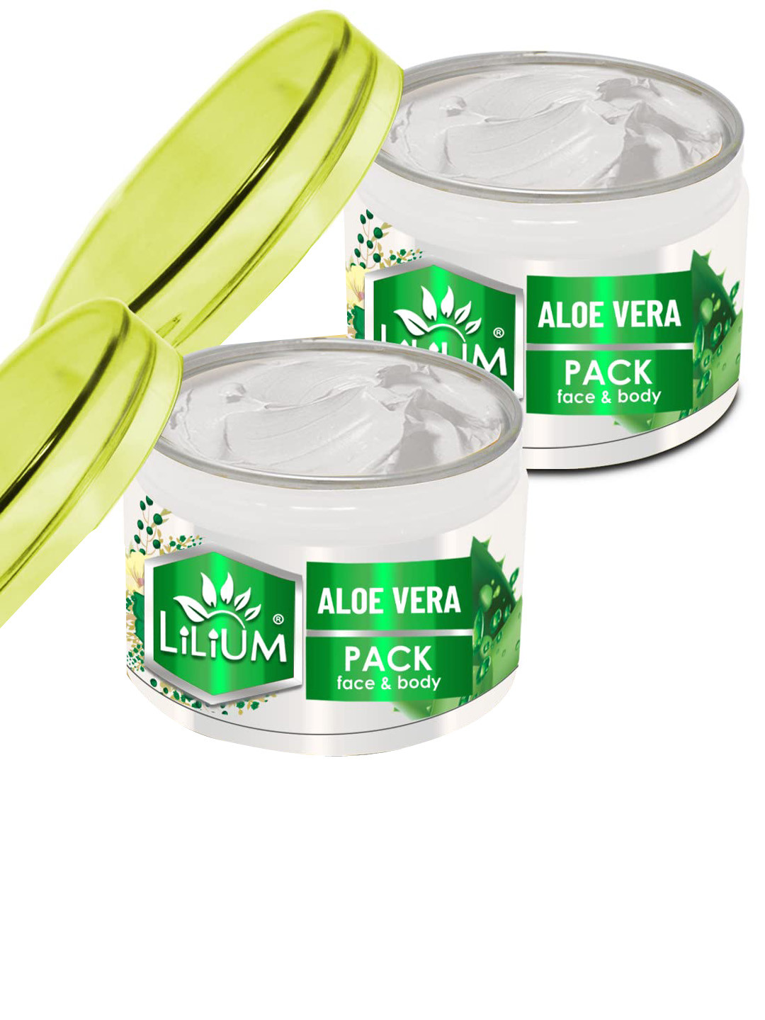Lilium Aloe Vera 2-Pcs Face Pack 250g Each
