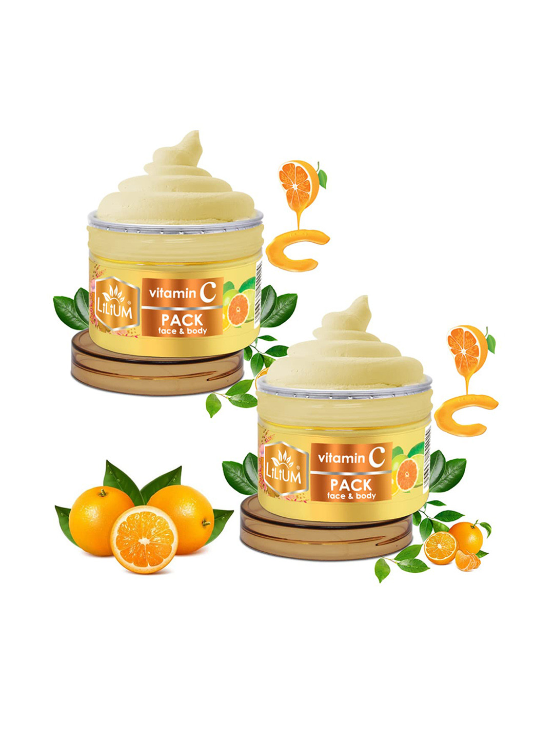Lilium Vitamin C 2-Pcs Face Pack 250g Each