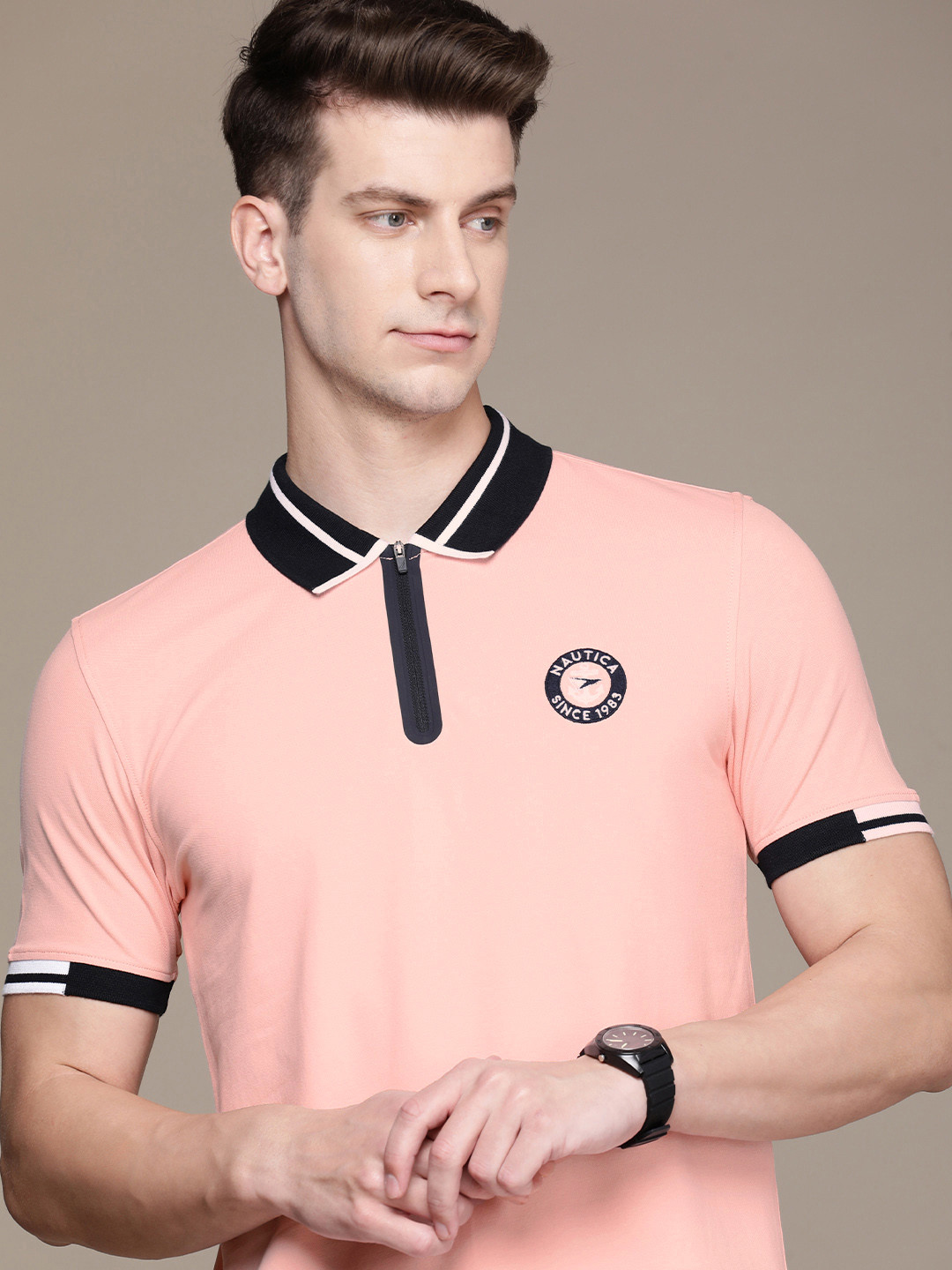 Nautica Polo Collar T-shirt