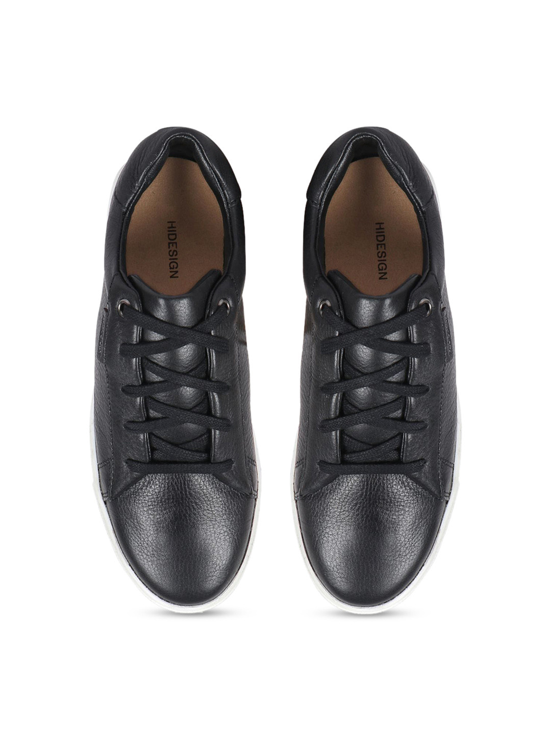 Hidesign Women KENYA Leather Comfort Insole Contrast Sole Sneakers