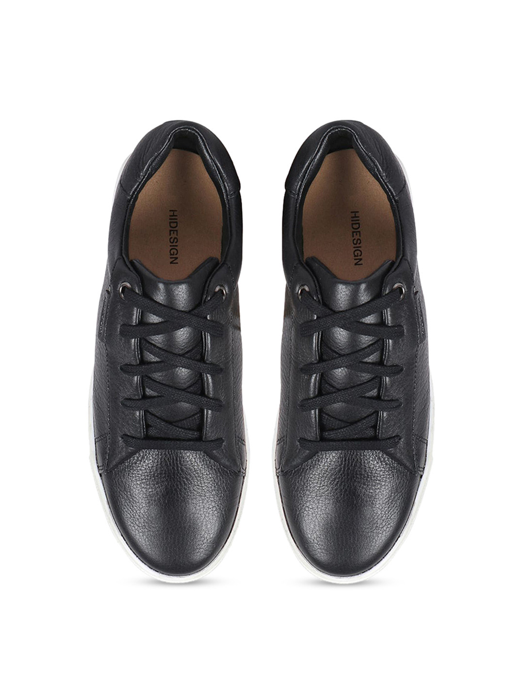 Hidesign Women KENYA Leather Comfort Insole Contrast Sole Sneakers