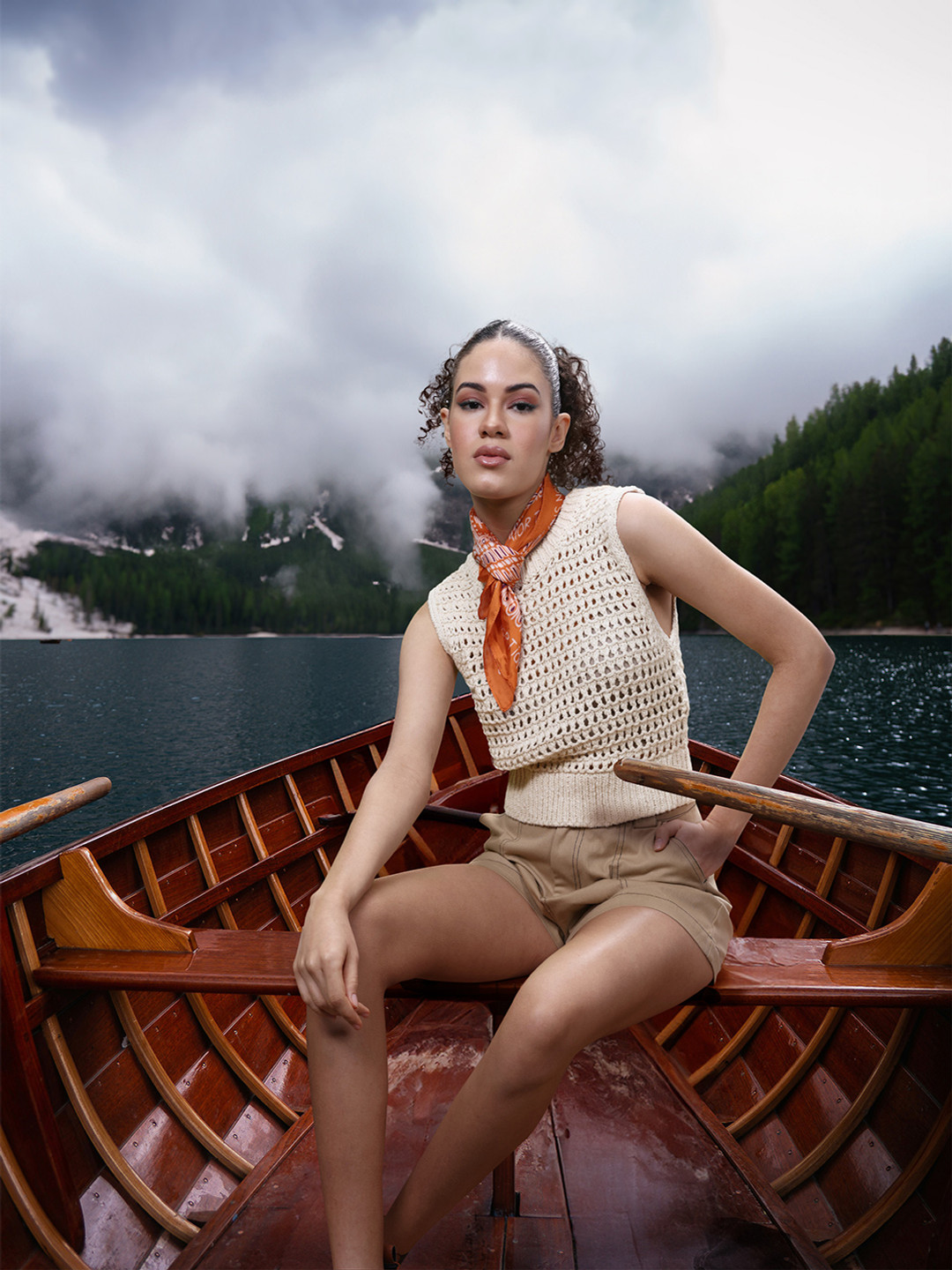 MANGO Cotton Crochet Top