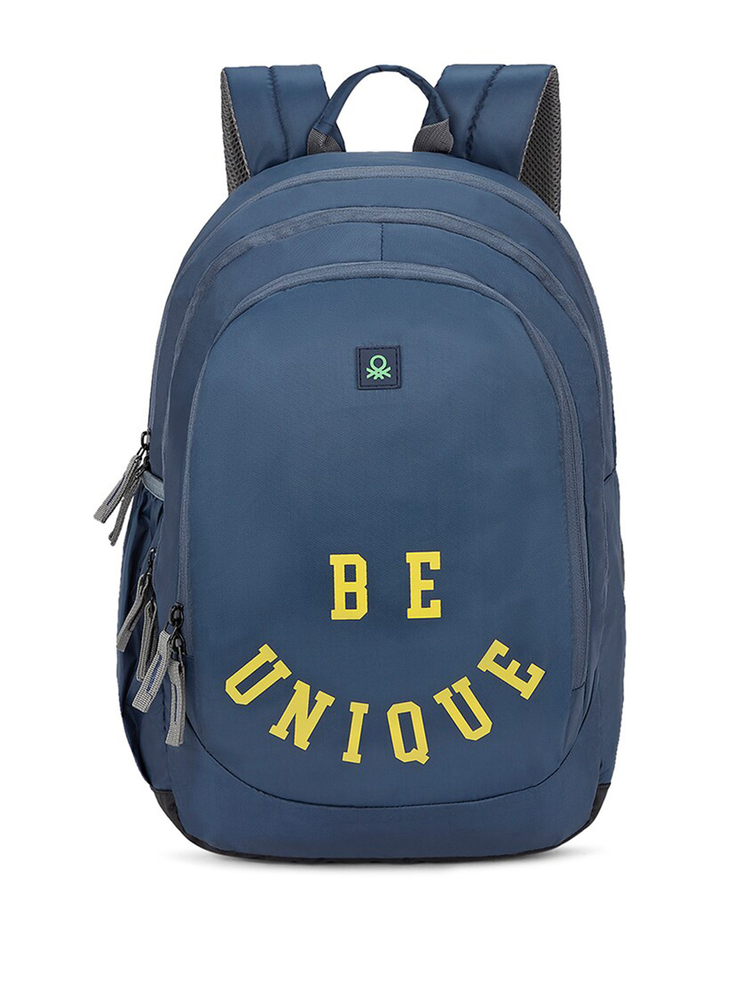 United Colors of Benetton Unisex Typography Printed 14 Inch Laptop Backpack
