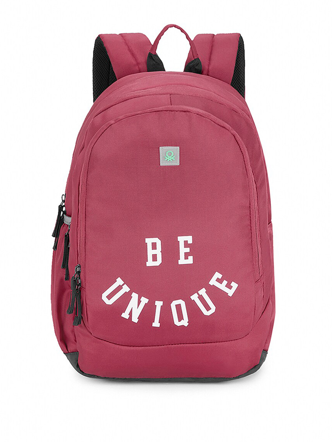United Colors of Benetton Unisex Typography Printed Up to 15 inch Padded Backpack