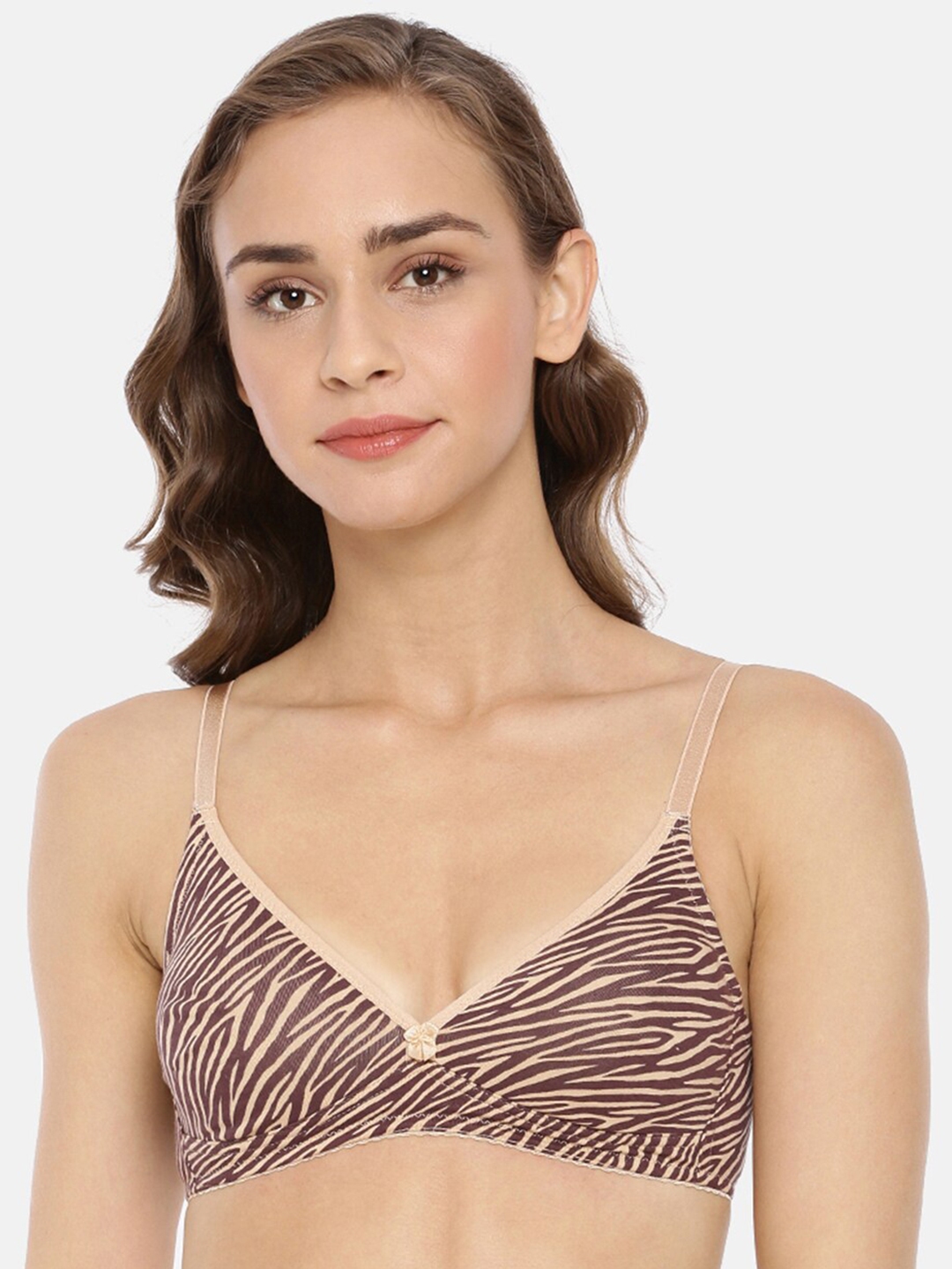 Buy Macrowoman W Series Animal Printed Half Coverage Plunge Bra With All  Day Comfort - Bra for Women 24707540