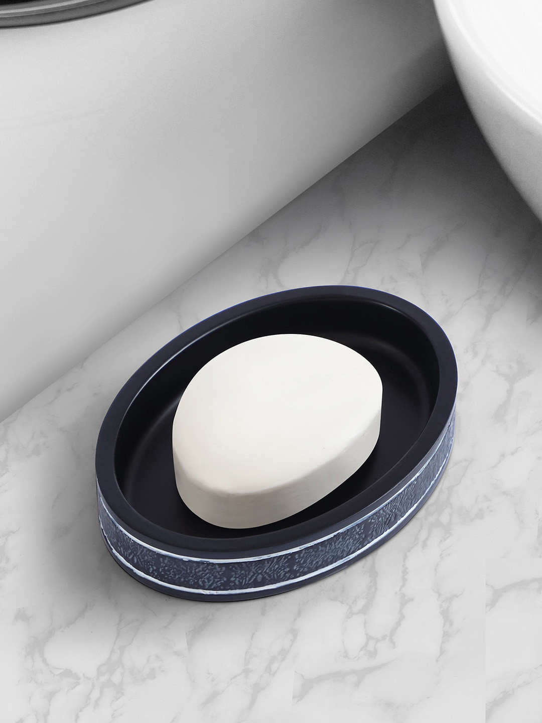 OBSESSIONS Charcoal Textured Soap Dish