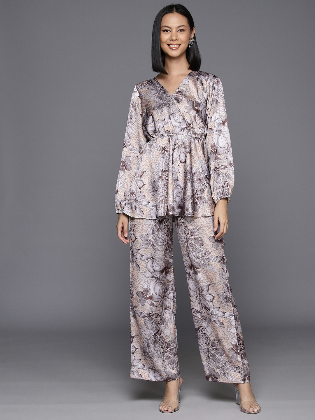 Varanga Women Abstract Printed Co-Ord Set