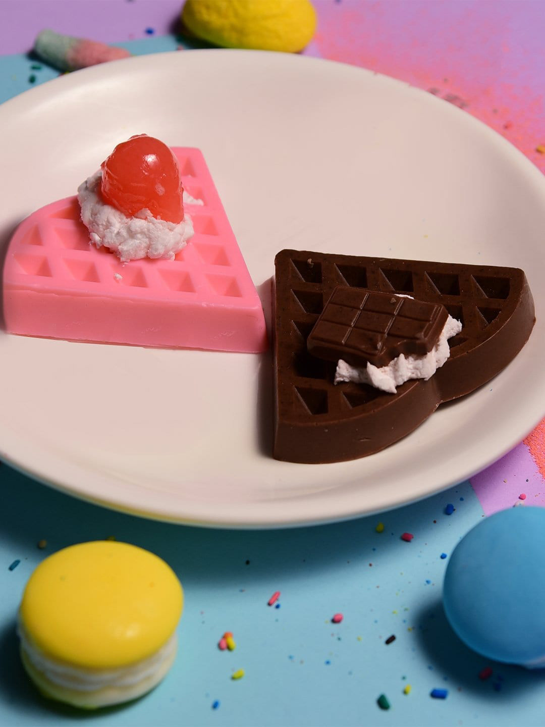 Laviche Bath Essentials Organic Waffle Handmade Kid Soap - 300 g