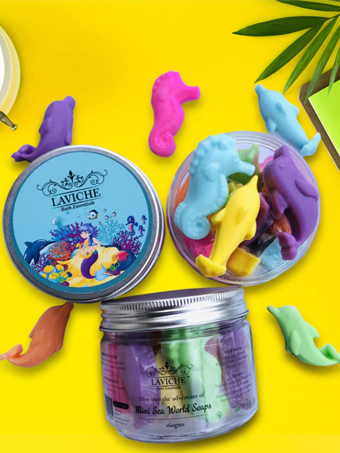 Laviche Bath Essentials Handmade Mini Sea World Soap