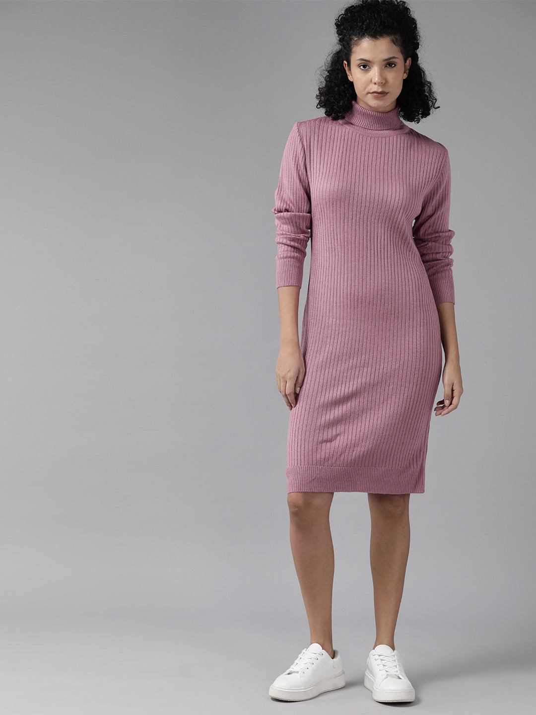Roadster Solid Jumper Dress