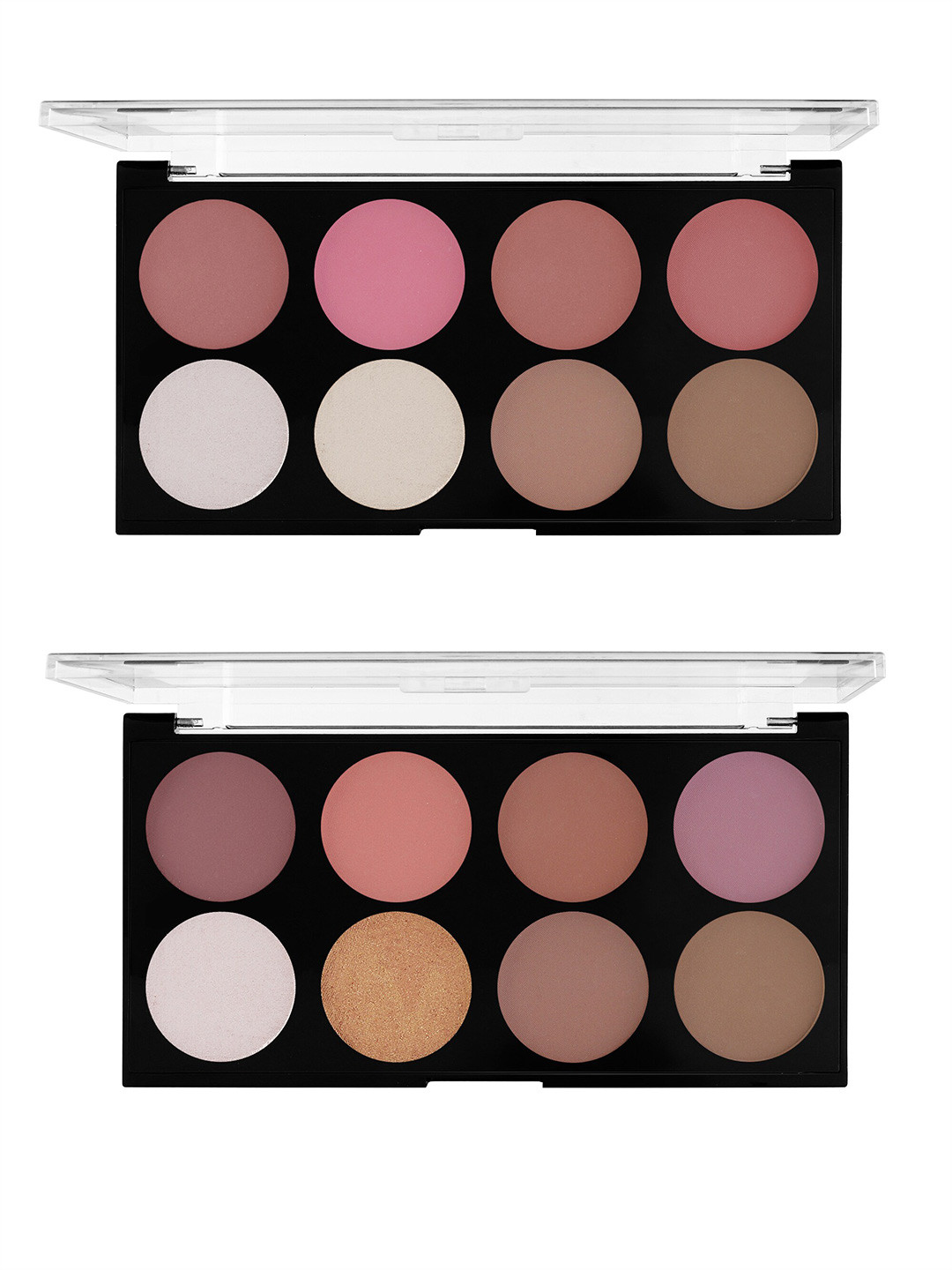 MARS Fantasy Set Of 2 16 Shade Blusher Palette With Highlighter and Bronzer-20g Each-02-03