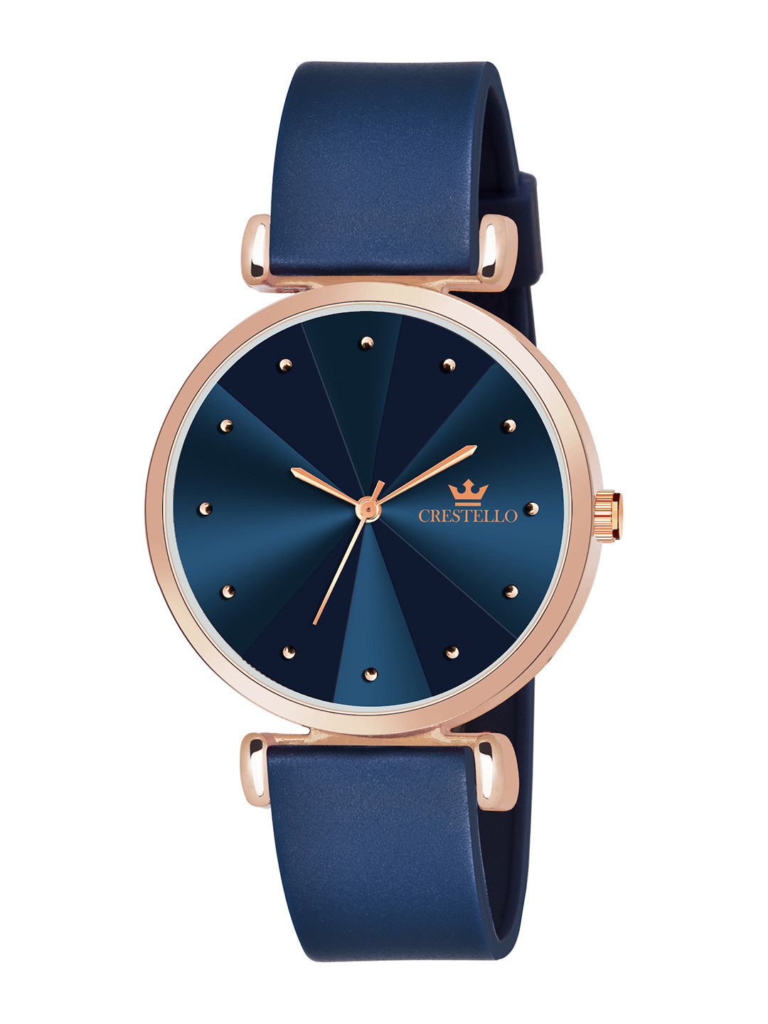 CRESTELLO Men Brass Dial & Straps Analogue Multi Function Watch CR-CK137-BLUE