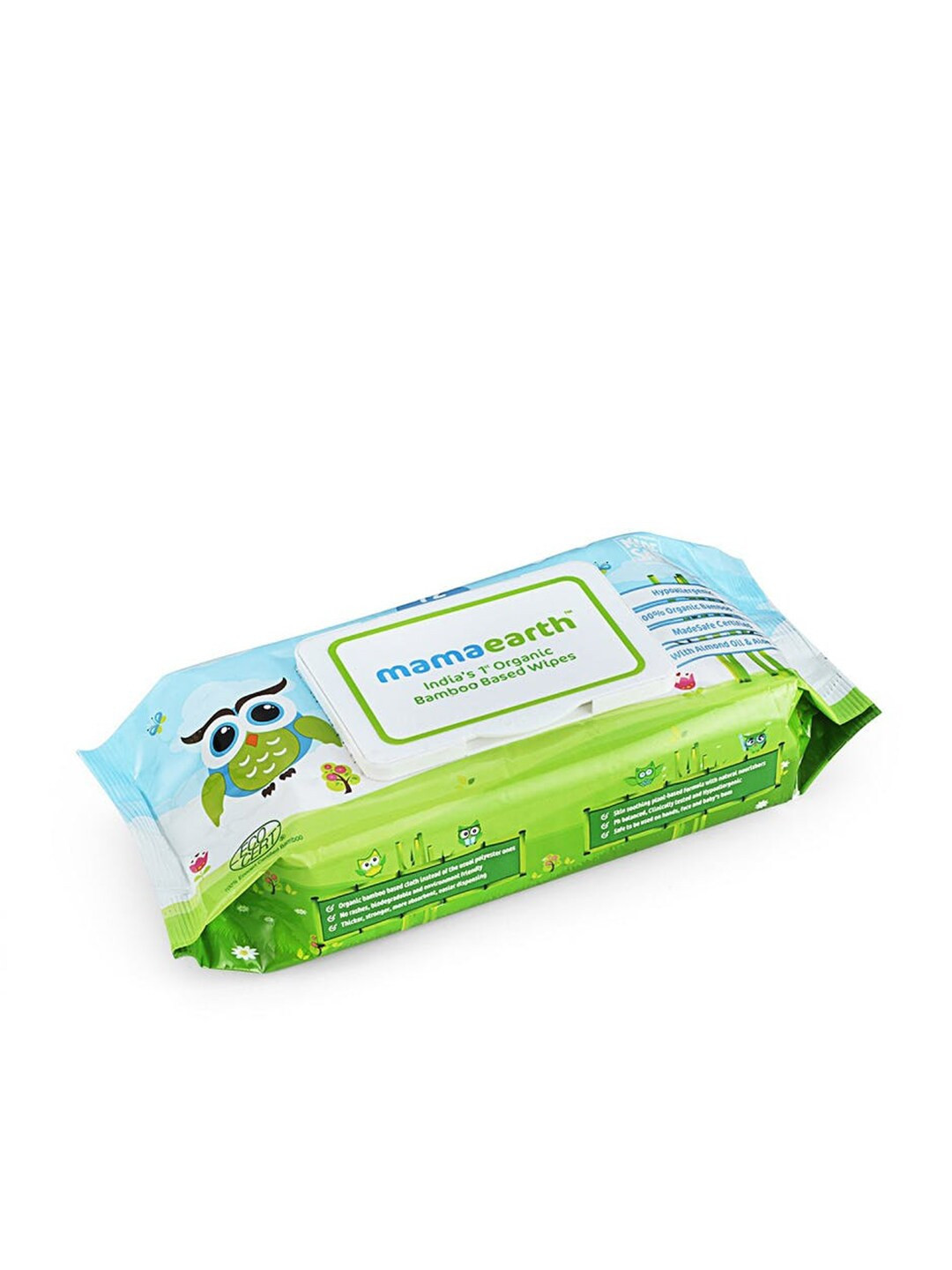 Mamaearth Sustainable Kids Indias First Organic Bamboo Based Wipes (72 PCS)