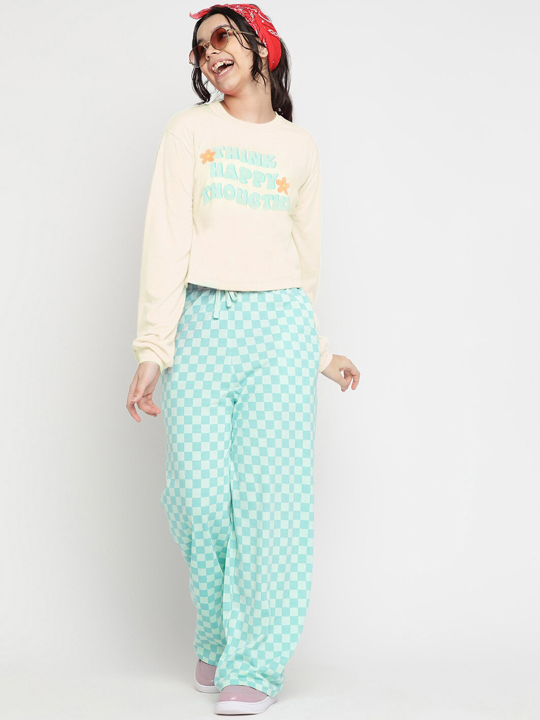 Lil Tomatoes Girls Printed Top With Trousers