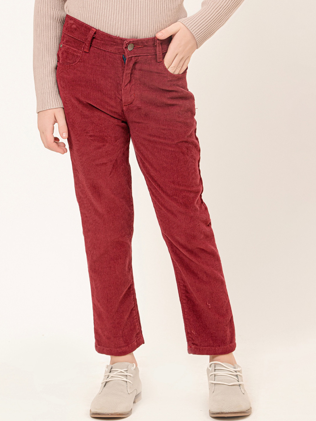One Friday Boys Mid Rise Clean Look Cotton Jeans