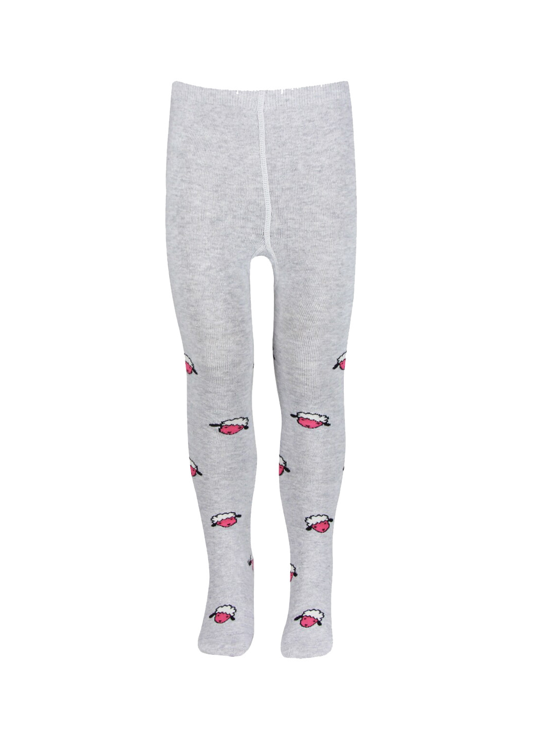 Bonjour Infants Printed Cotton Tights With Attached Stockings