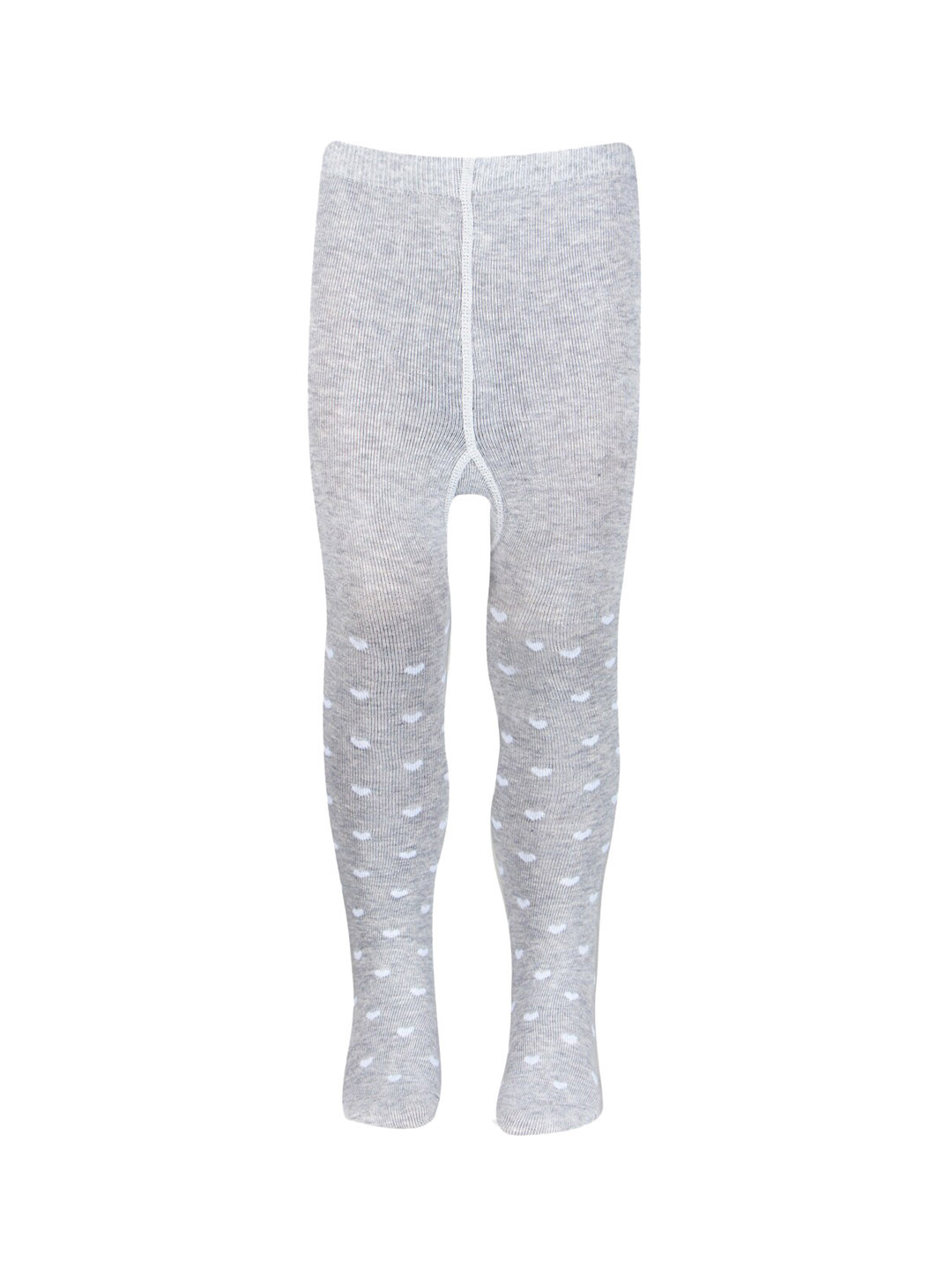 Bonjour Infants Printed Cotton Tights With Attached Stockings