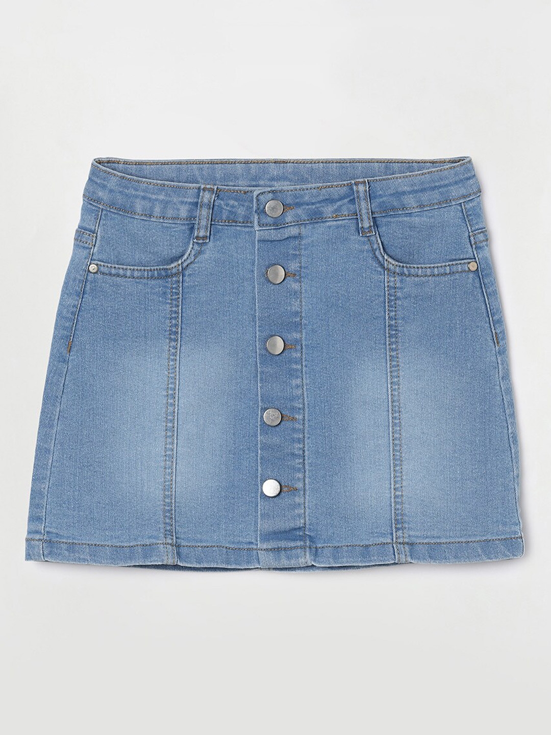 Buy Fame Forever by Lifestyle Girls A Line Denim Skirt Skirts for Girls 24724606 Myntra